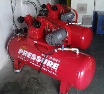 par de compressores de ar